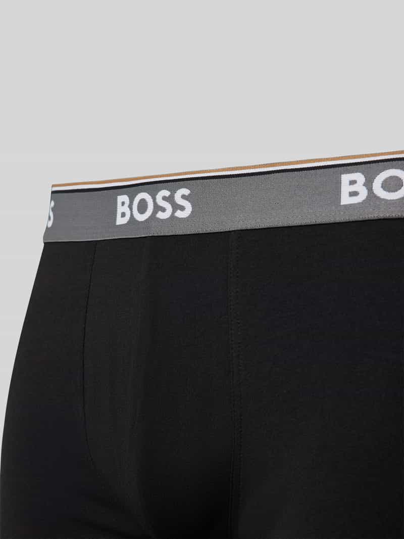 Boss Boxershort met elastische logoband in een set van 3 stuks