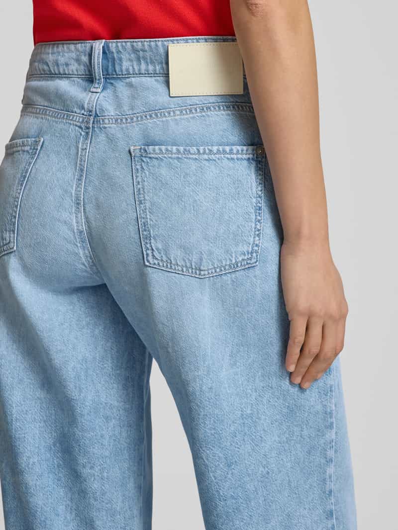 CAMBIO Wide leg jeans met steekzakken model 'ALEK'