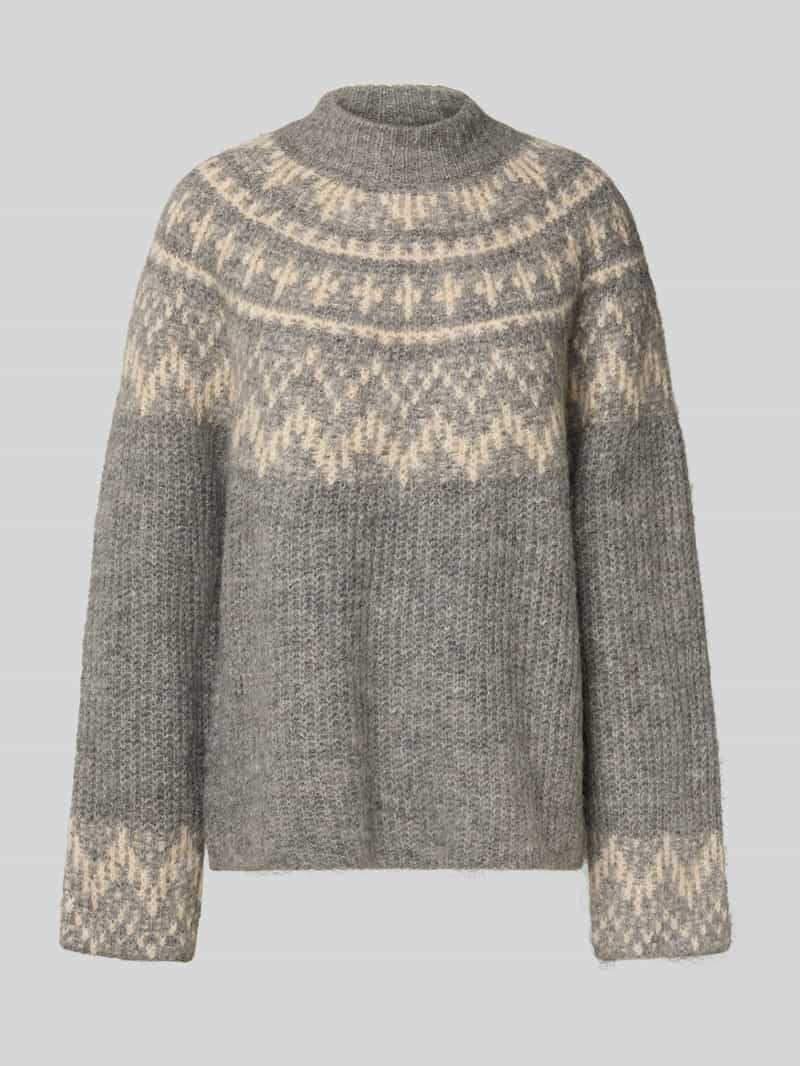 YAS Gebreide pullover met opstaande kraag model ' LIRI'
