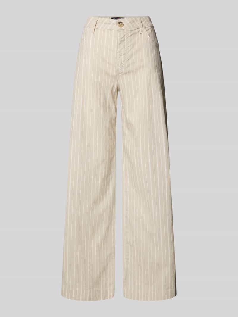 Buena Vista Broek met wijde pijpen en steekzakken
