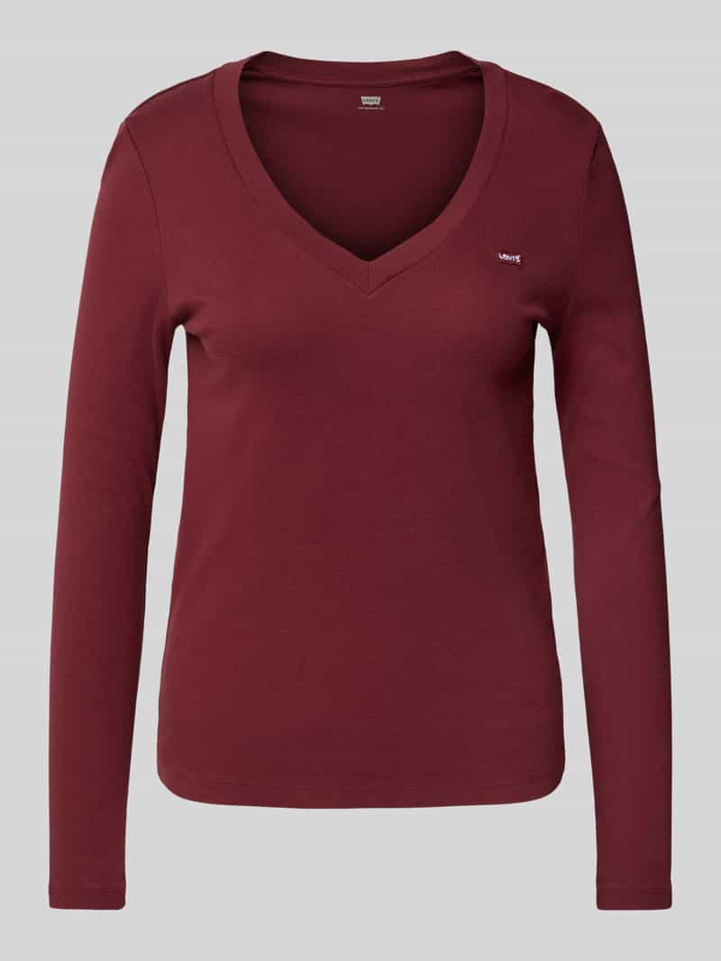 Levi's Shirt met lange mouwen ESSENTIAL HM LS VNECK