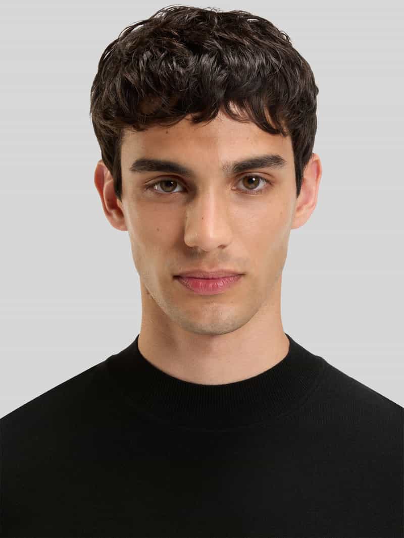 HUGO Regular fit gebreide pullover van viscosemix model 'SAN MARC'