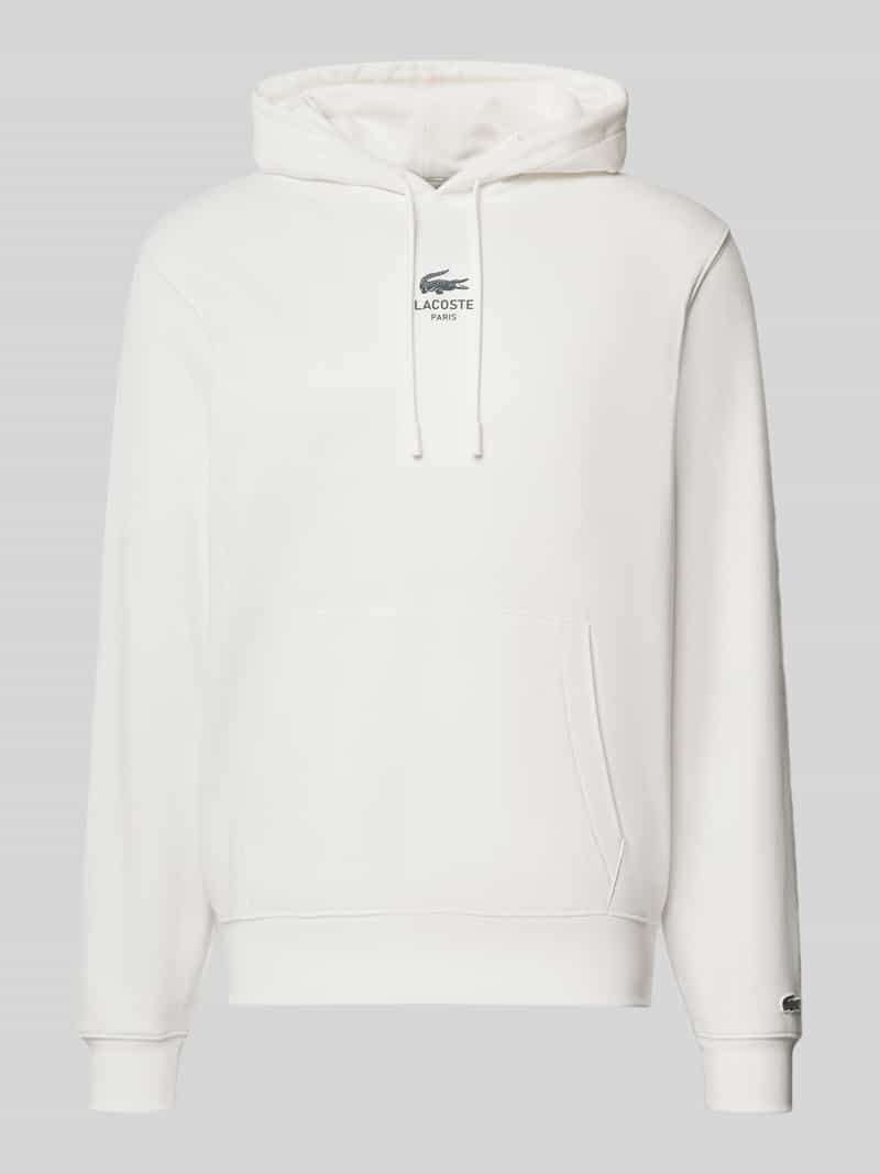 Lacoste Regular fit hoodie van puur katoen
