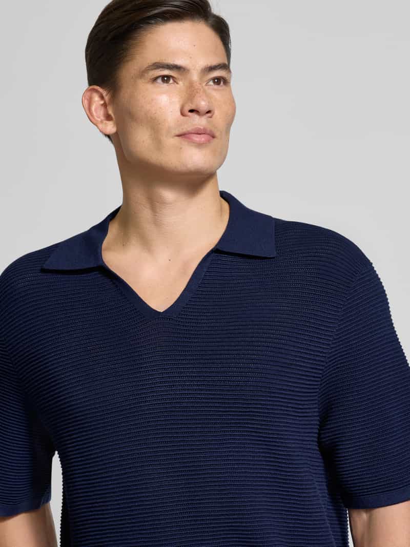CK Calvin Klein Regular fit poloshirt met V-hals