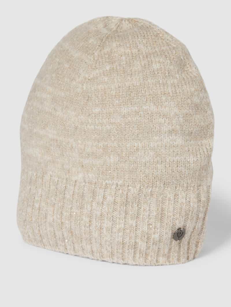 Beanie met labelpatch Fraas