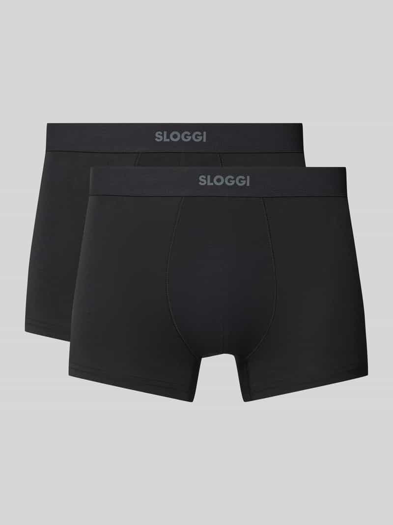 Sloggi Boxershort met elastische band met label