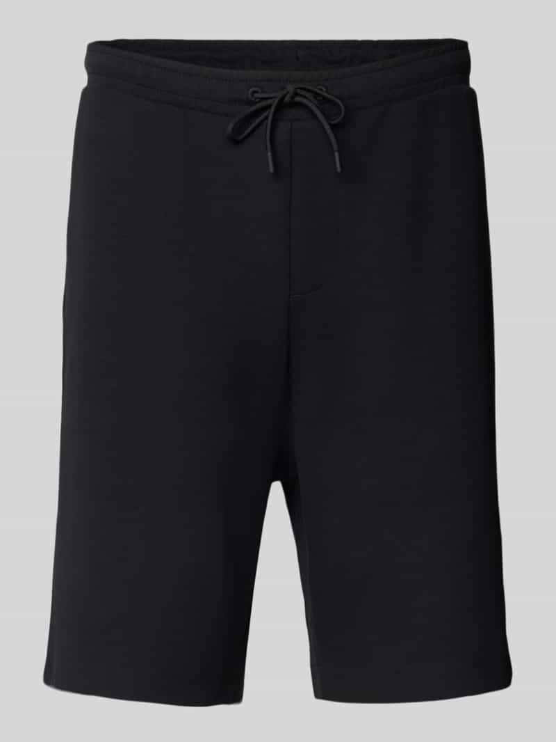 BOSS Green Regular fit sweatshorts met elastische band model 'Headlo'