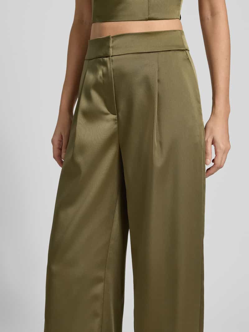Jake*s Cocktail Stoffen broek met bandplooien