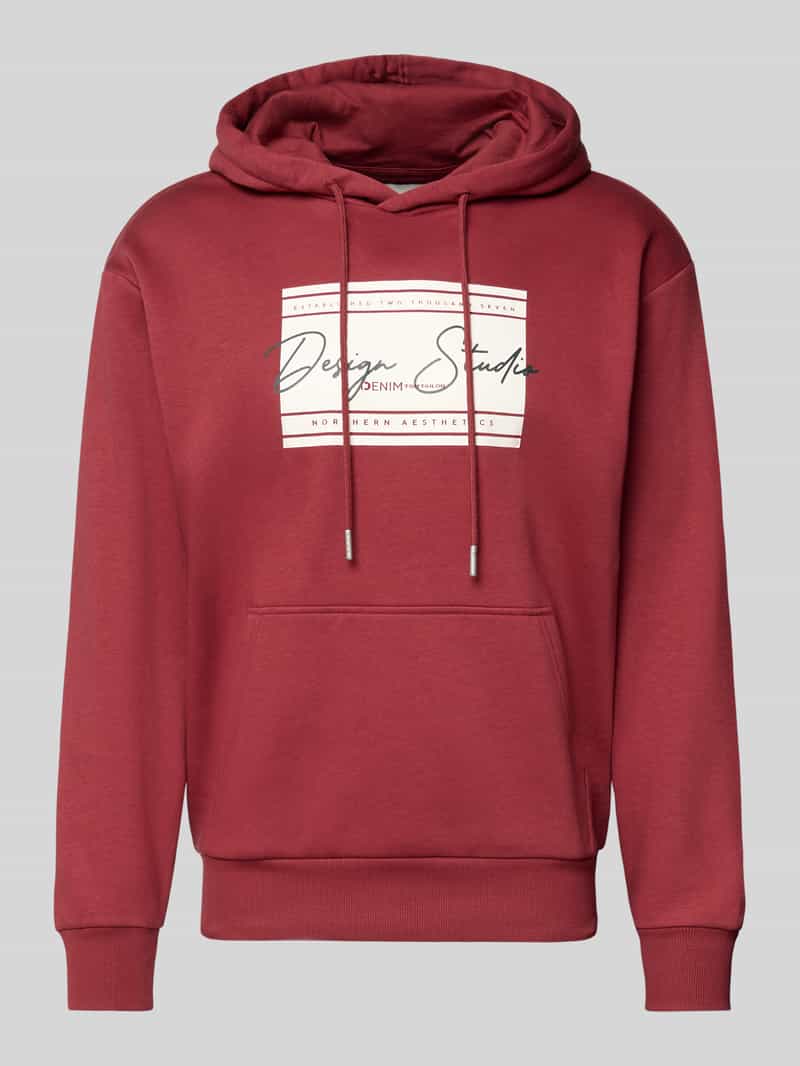 Tom Tailor Denim Regular fit hoodie van katoenmix