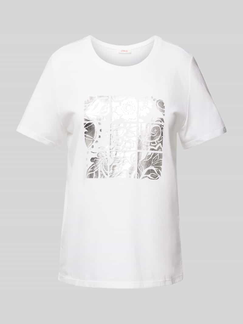 s.Oliver RED LABEL T-shirt met motiefprint