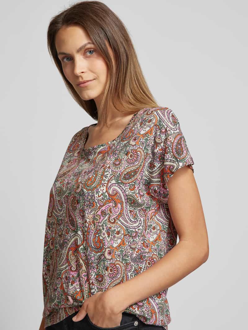 Soyaconcept T-shirt met paisleymotief model 'Felicity'