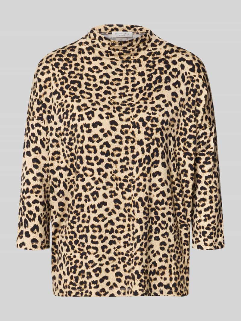 Christian Berg Woman Shirt met lange mouwen en opstaande kraag