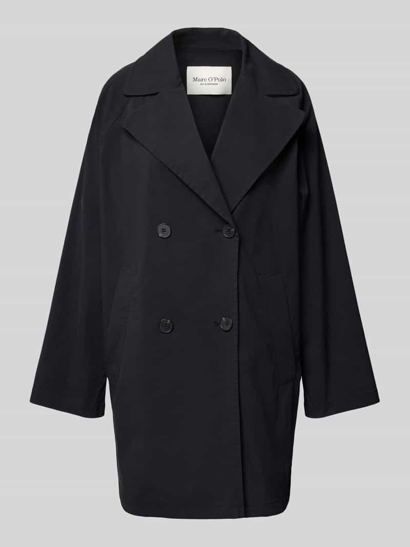 Marc O'Polo Relaxed fit trench cape van compact twill