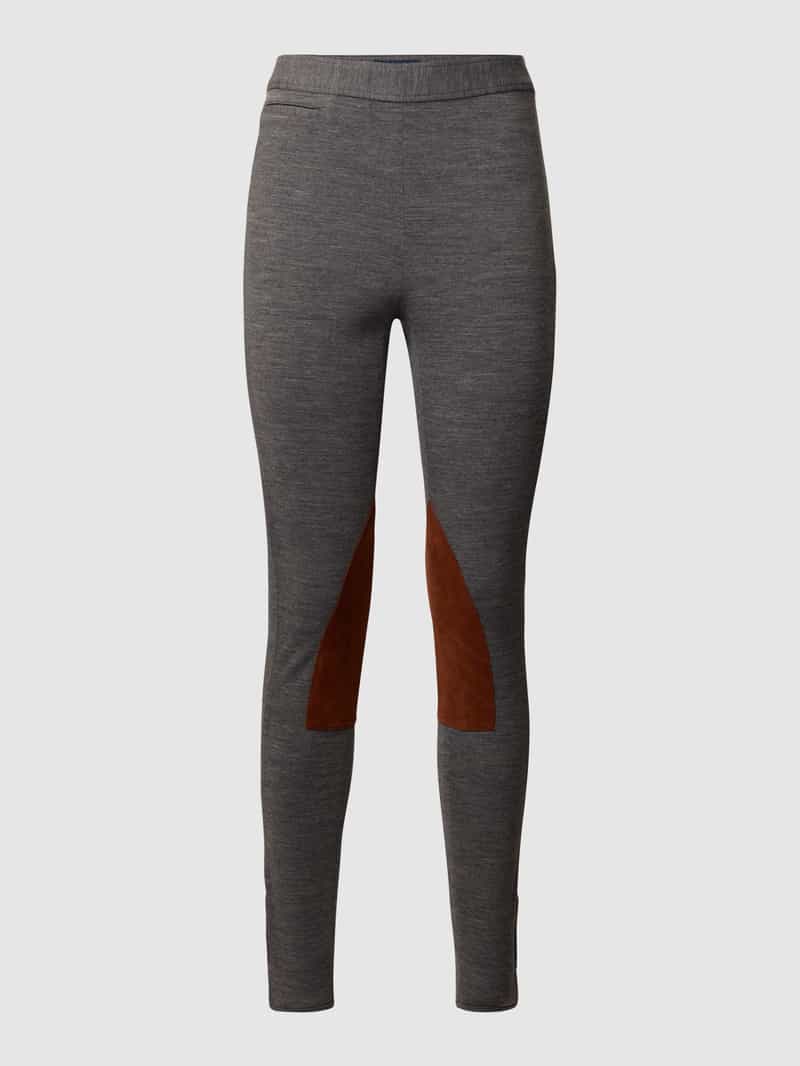 Polo Ralph Lauren Legging van wolmix met ritssluiting opzij