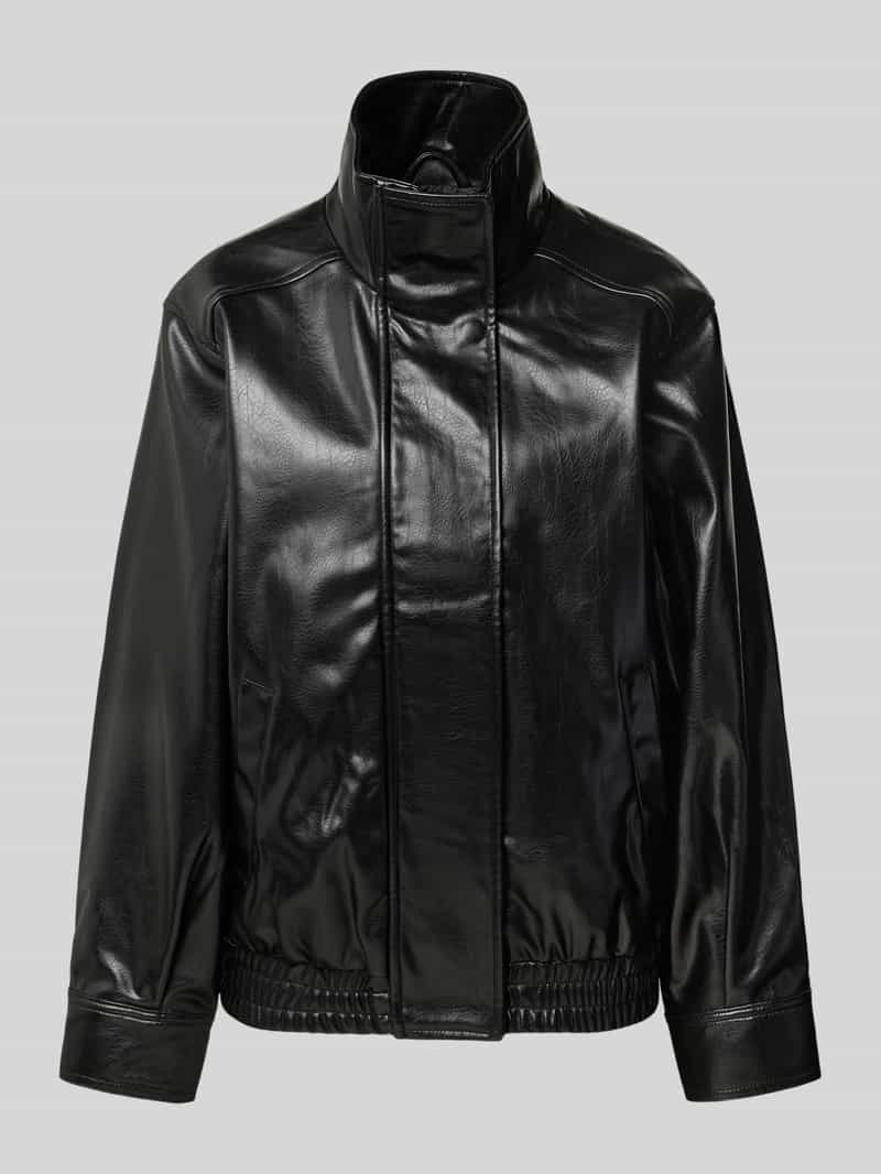 REVIEW Regular fit jack met opstaande kraag