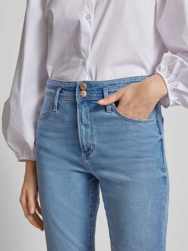s.Oliver RED LABEL Slim fit capri-jeans met ceintuurlussen