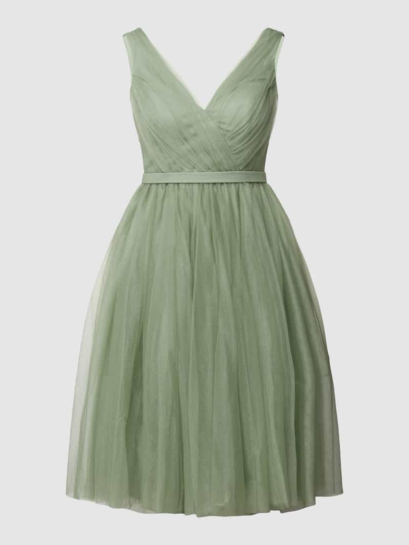 Cocktailjurk met V-hals TROYDEN COLLECTION