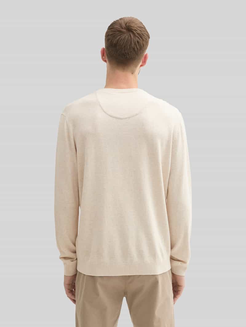 Tom Tailor Regular fit pullover van puur katoen