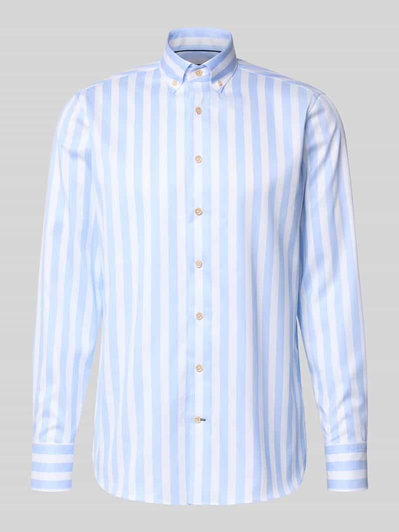 OLYMP SIGNATURE SLIM FIT Slim fit vrijetijdsoverhemd met button-downkraag model 'Sergio'