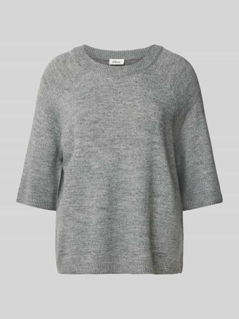 s.Oliver RED LABEL Regular fit gebreide pullover met alpaca