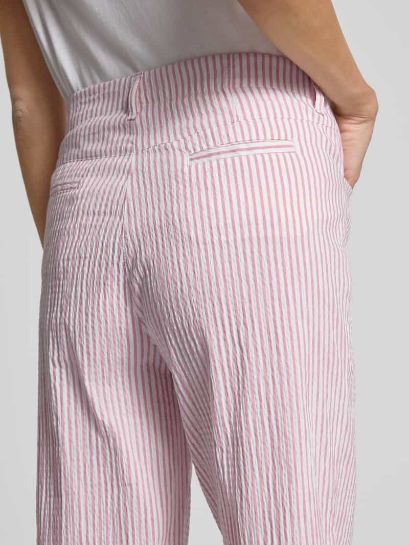 Raphaela By Brax Super slim fit bermuda met steekzakken model 'Lorella'