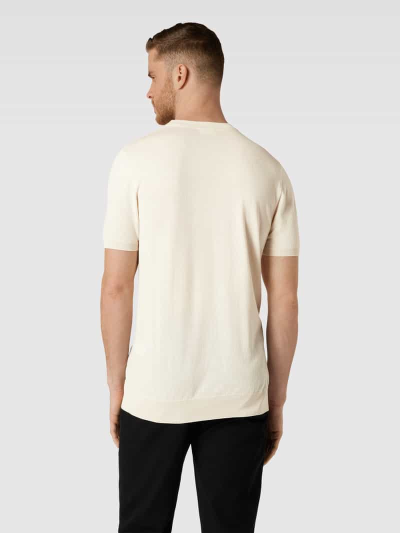 T-shirt in een effen design Profuomo