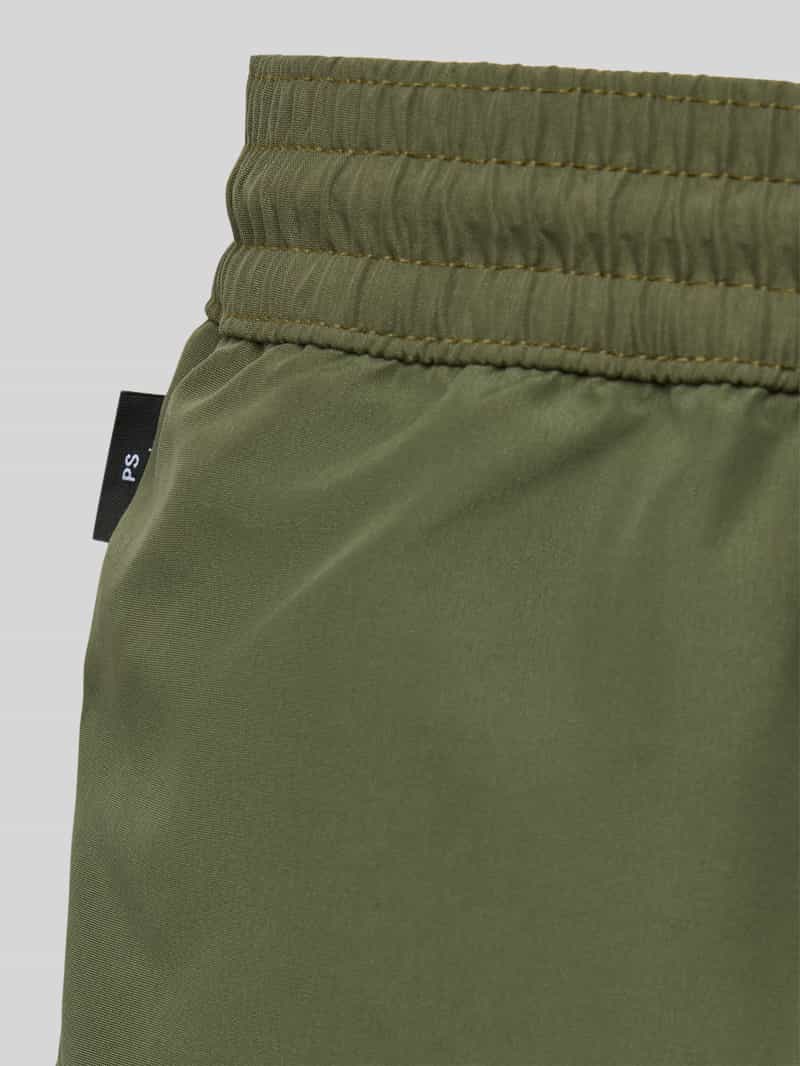 Paul Smith Zwembroek met labelpatch model 'ZEBRA'