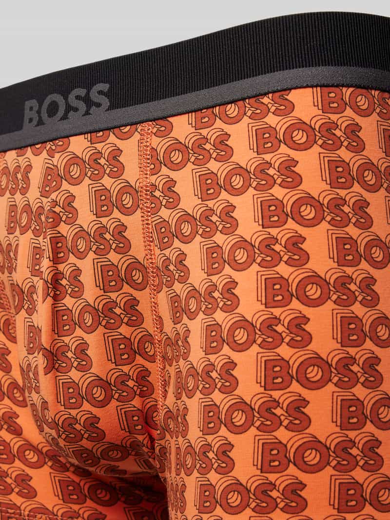 Boss Boxershort met elastische band met label