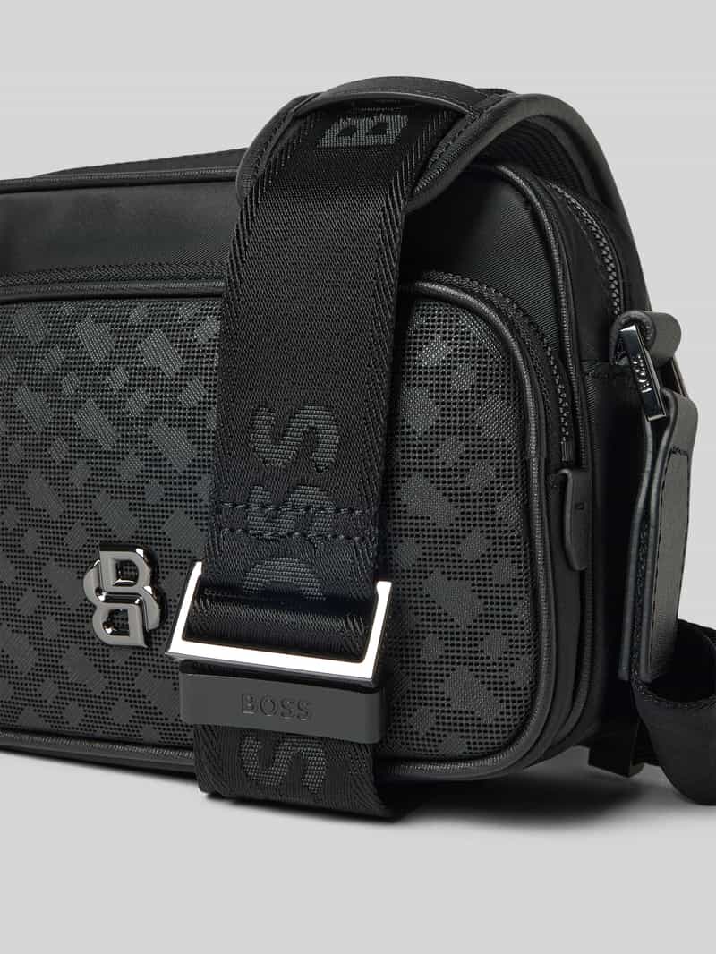 Boss Schoudertas met monogrammotief