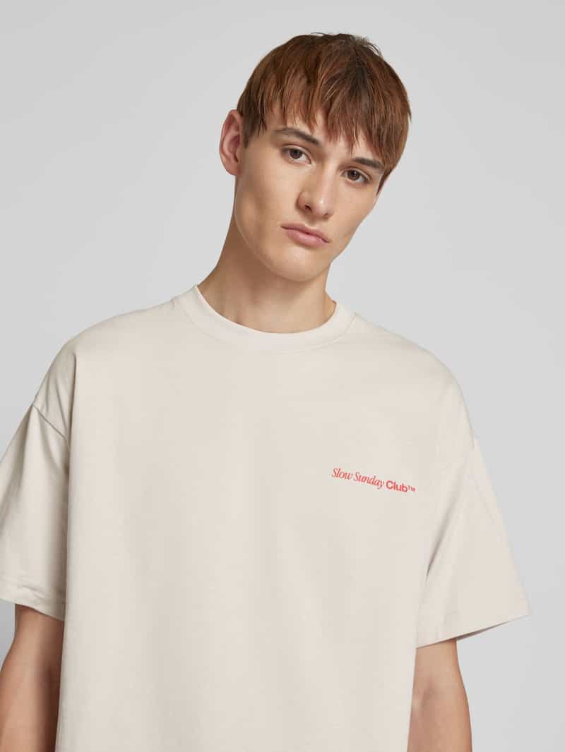 ANOTHER COTTON LAB T-shirt met labelprint