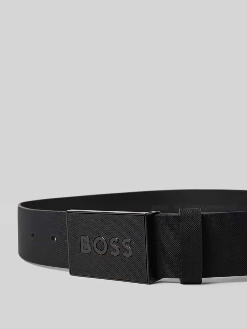 Boss Riem van echt runderleer model 'ICON'
