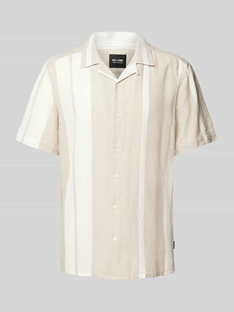 Only & Sons Regular fit vrijetijdsoverhemd met reverskraag model 'CAIDEN'