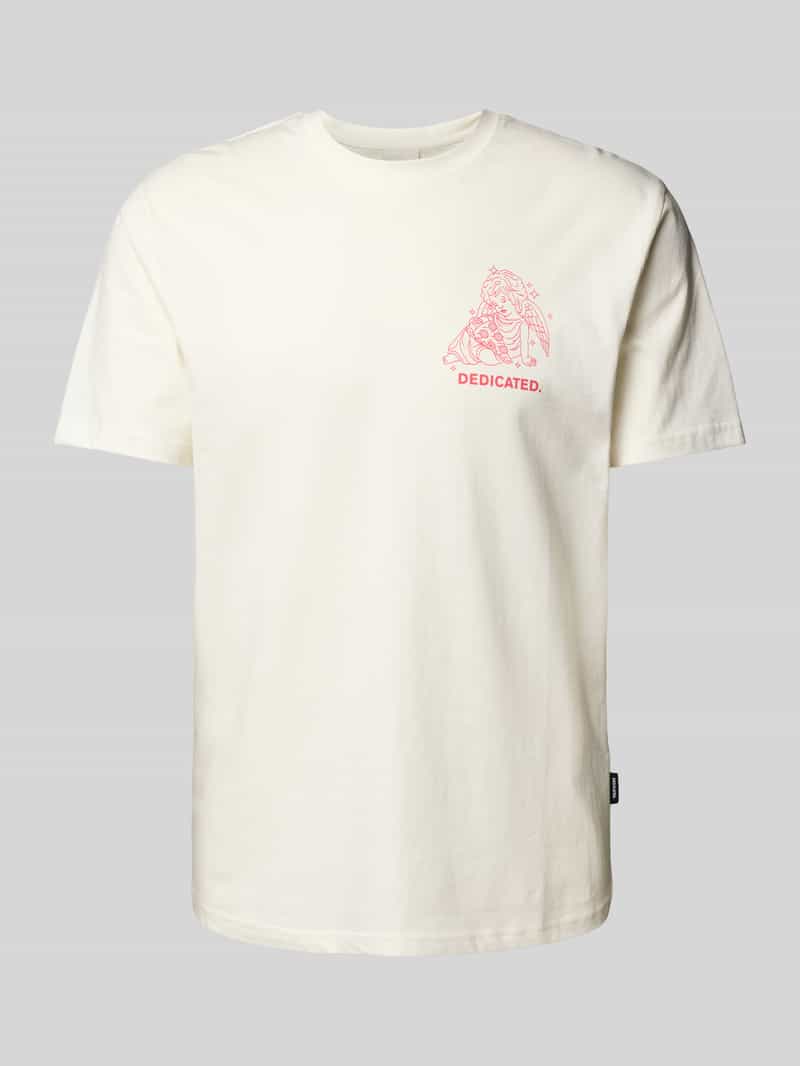 Dedicated T-shirt met ronde hals model 'Eternal Pizza'