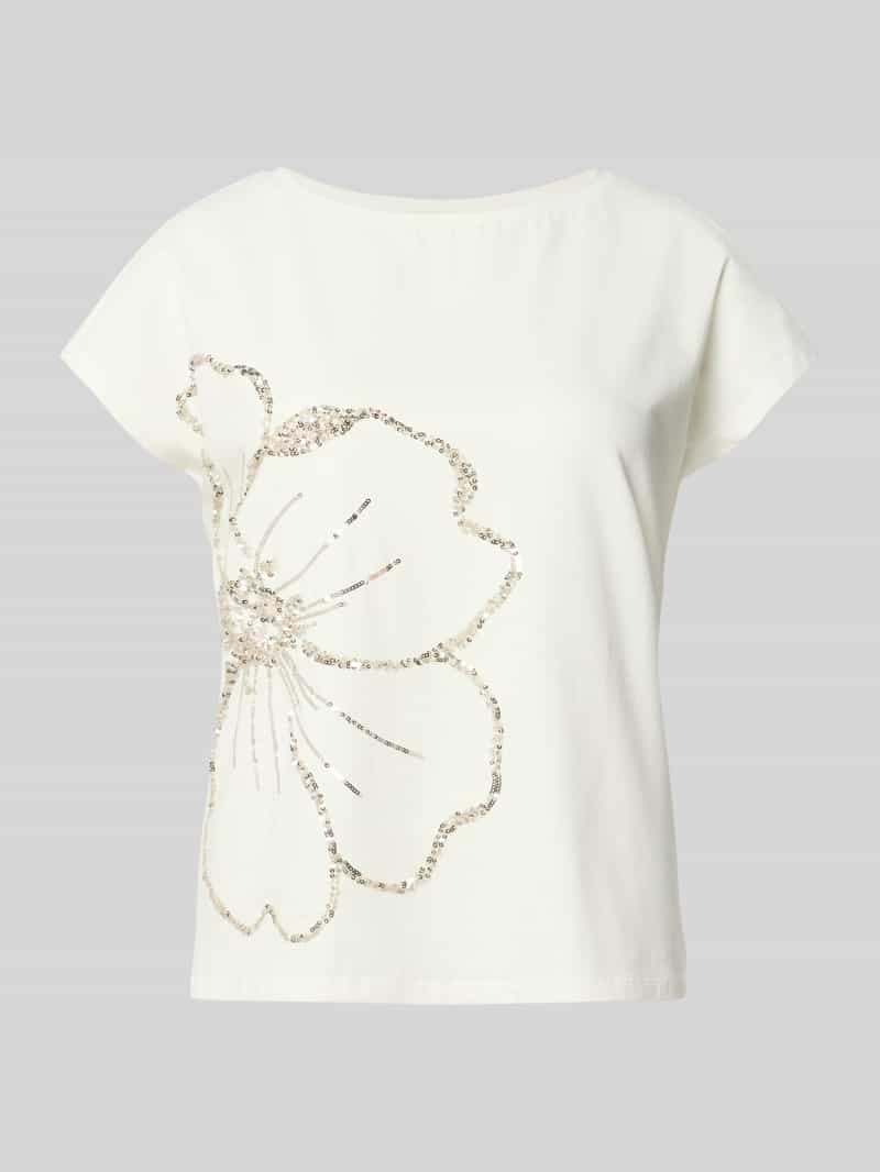 s.Oliver BLACK LABEL Regular fit T-shirt van katoenmix