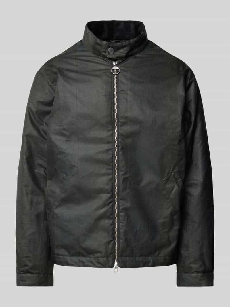 Barbour Jack met tweewegsritssluiting model 'Check Harrington Wax'