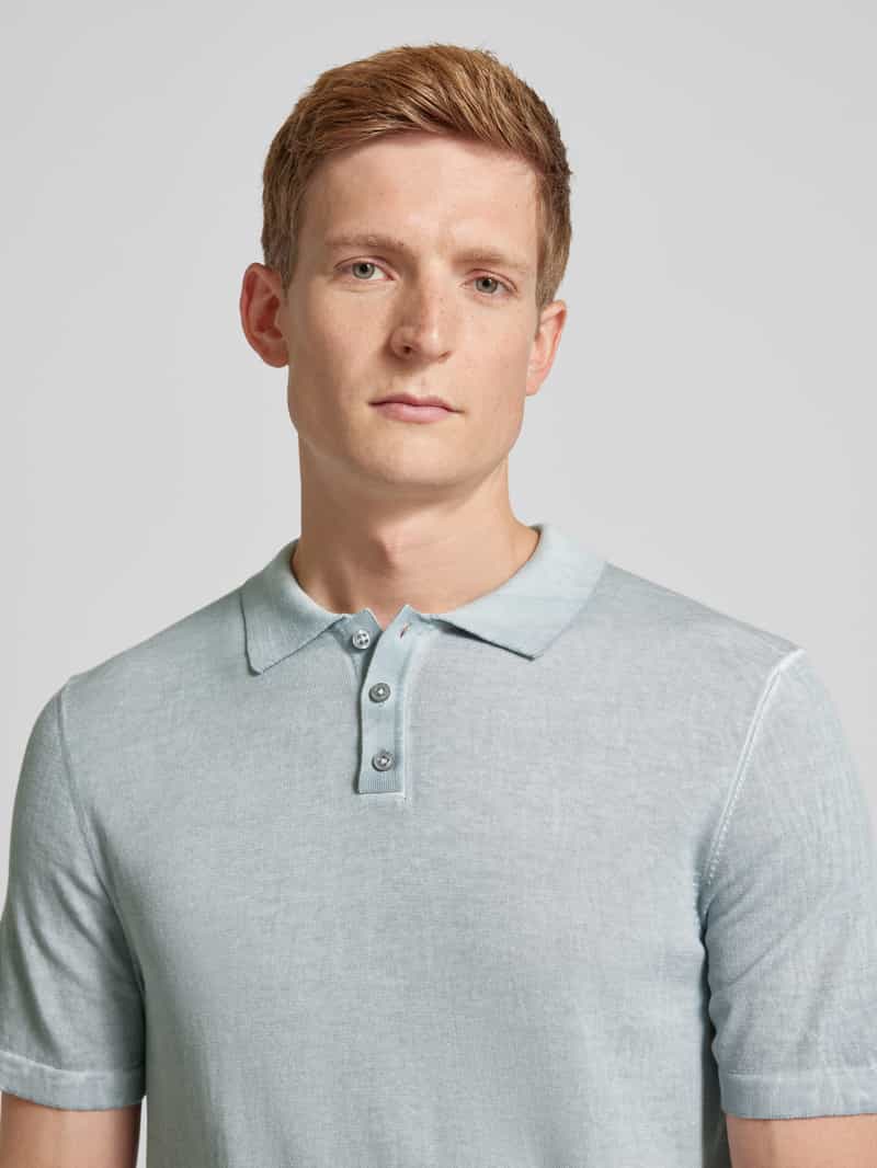 drykorn Regular fit poloshirt met korte knoopsluiting model 'TRITON'