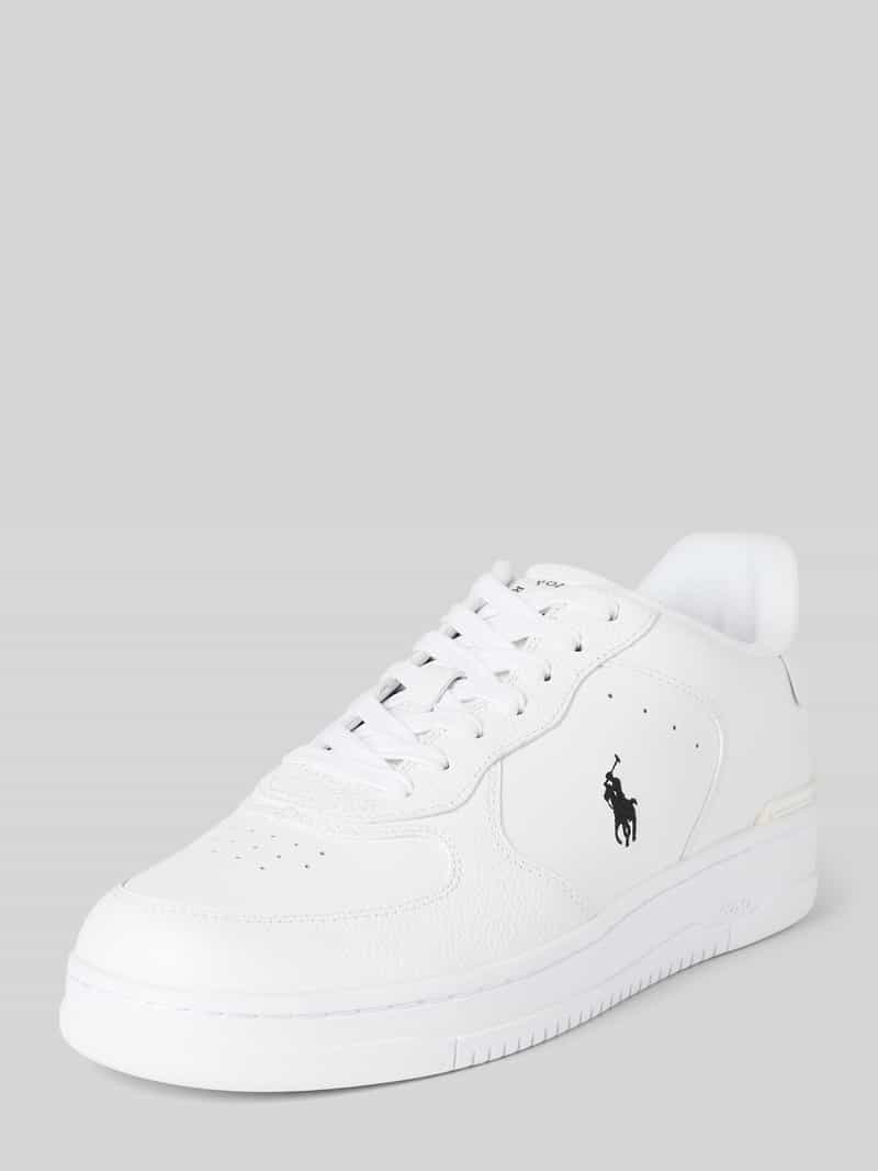 Sneaker met logo-stitching model 'MASTERS COURT'