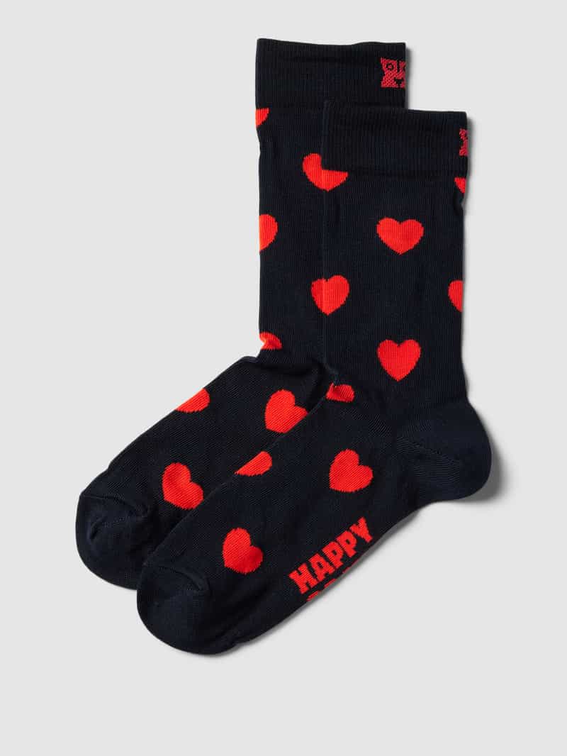 Happy Socks Sokken met motiefprint model 'Hearts'