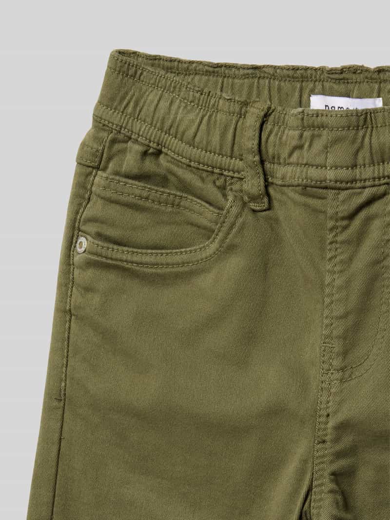name it Tapered fit broek in 5-pocketmodel model 'SILAS'