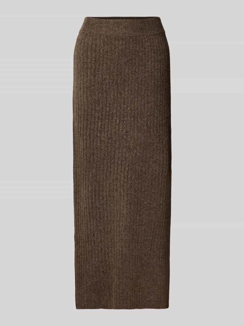 Pieces Smalle midirok met elastische band model 'TULLE'