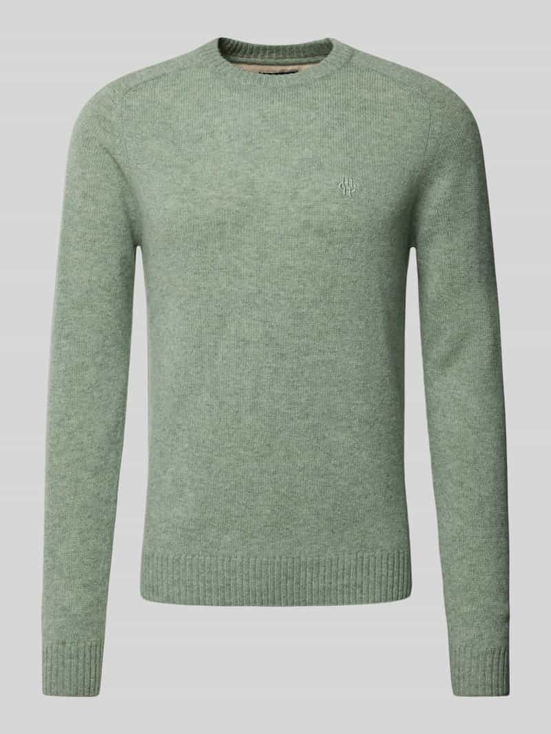 MCNEAL Wollen pullover met labelstitching