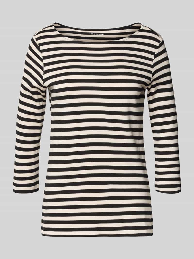 Christian Berg Woman Shirt met 3 4-mouwen en ronde hals