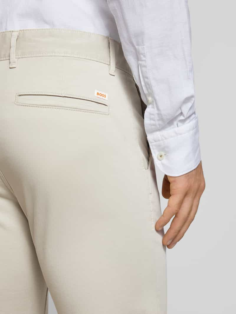 Boss Orange Slim fit chino met steekzakken