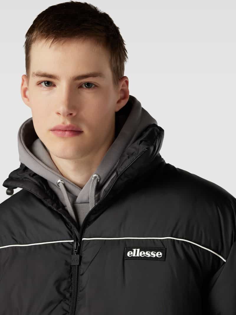 Ellesse Gewatteerd jack met contraststrepen model 'ITALO'