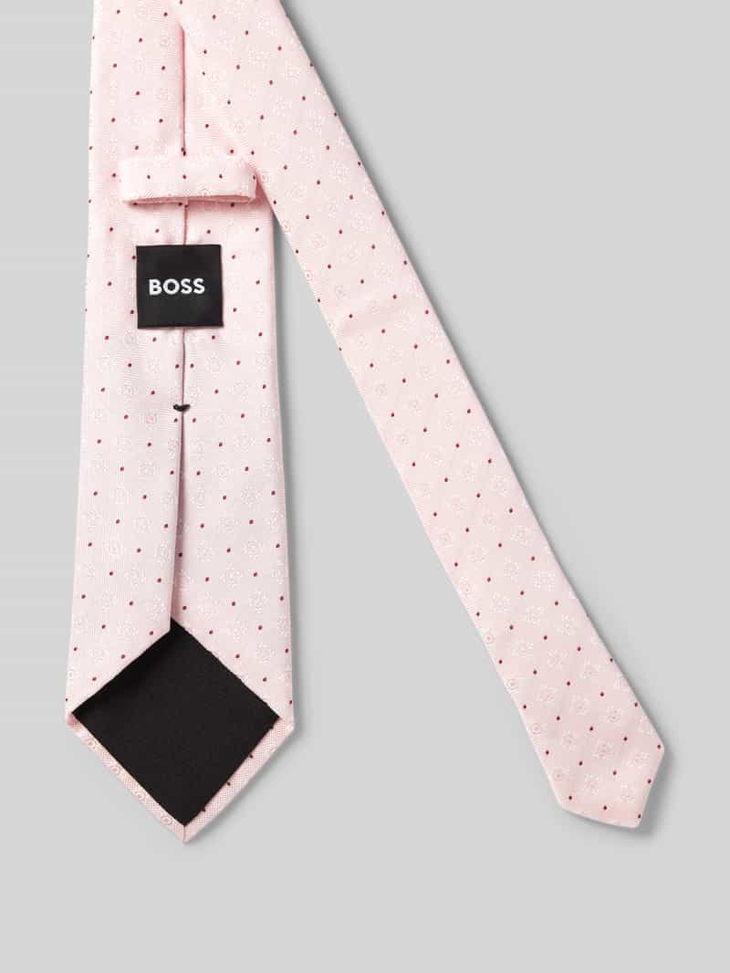 Boss Stropdas met labeldetail