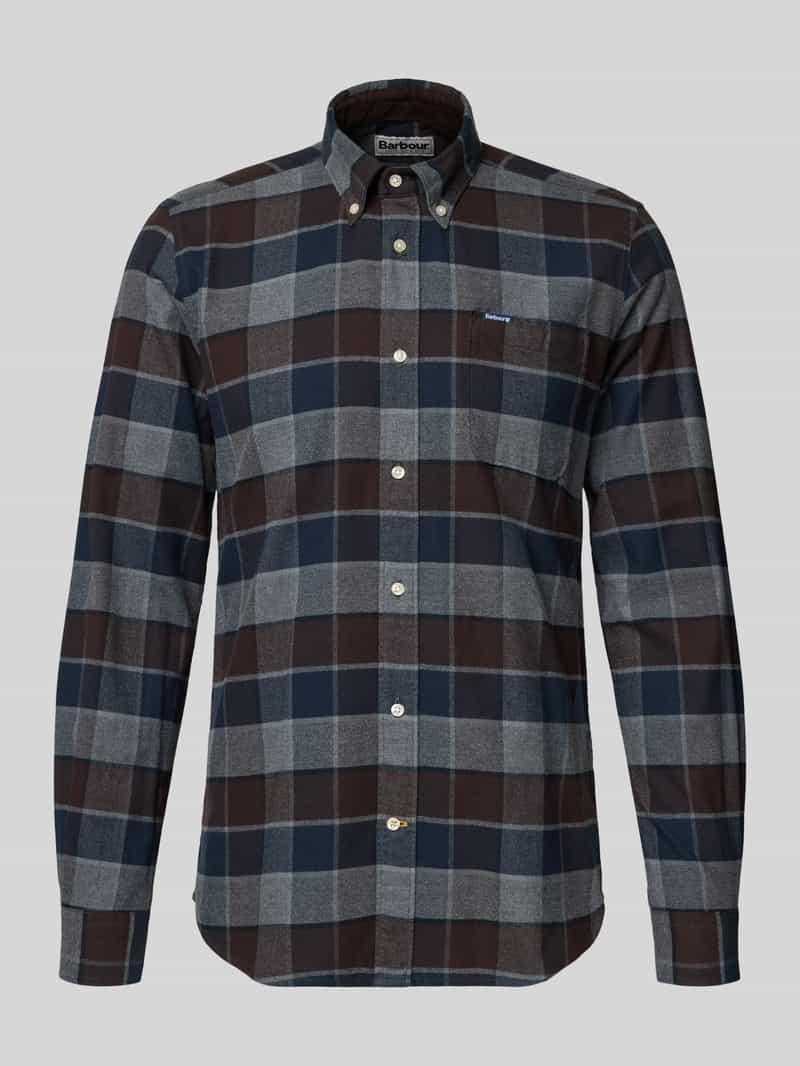 Barbour Tailored fit vrijetijdsoverhemd van puur katoen