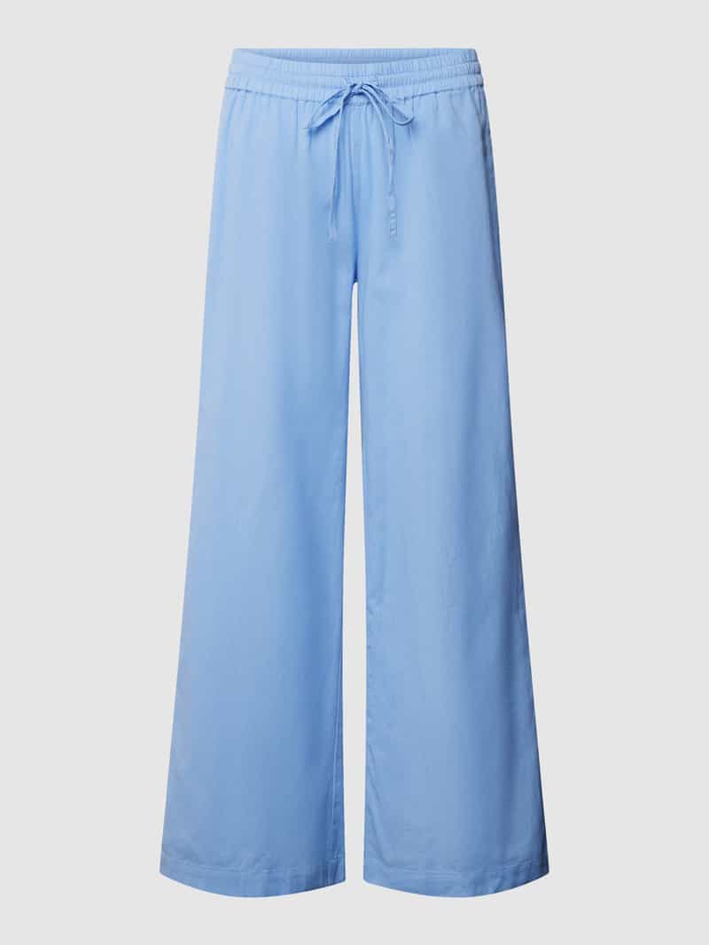 Fransa Wide leg stoffen broek met elastische band model 'Maddie'