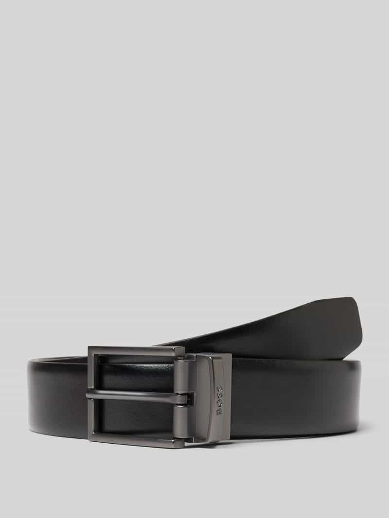 Boss Leren riem met doornsluiting model 'Otano'