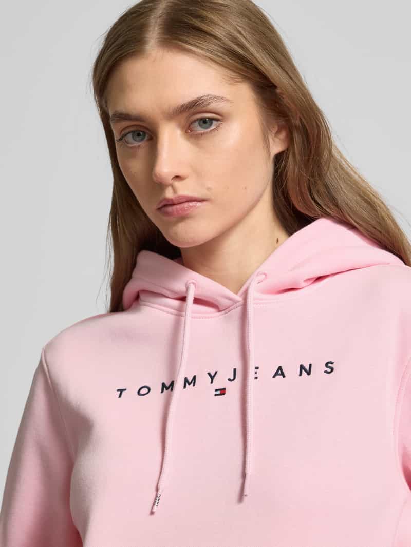 Tommy Jeans Regular fit hoodie met labelstitching