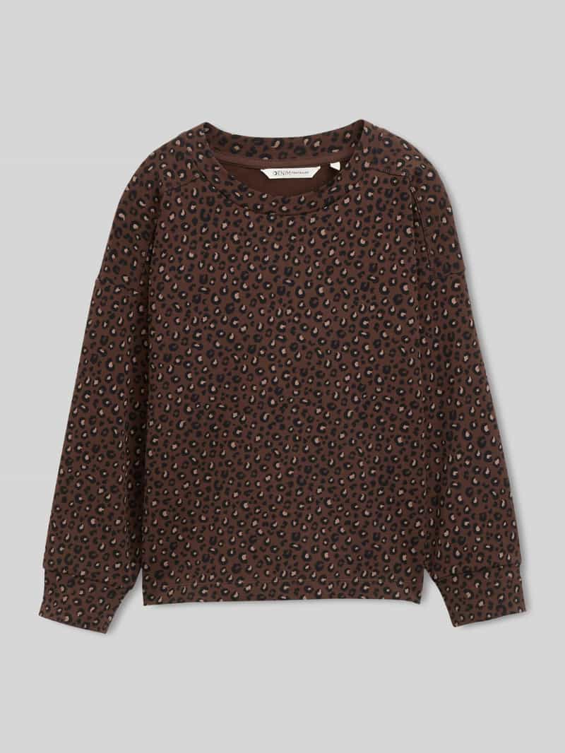 Tom Tailor Denim relaxed fit sweatshirt van katoenmix